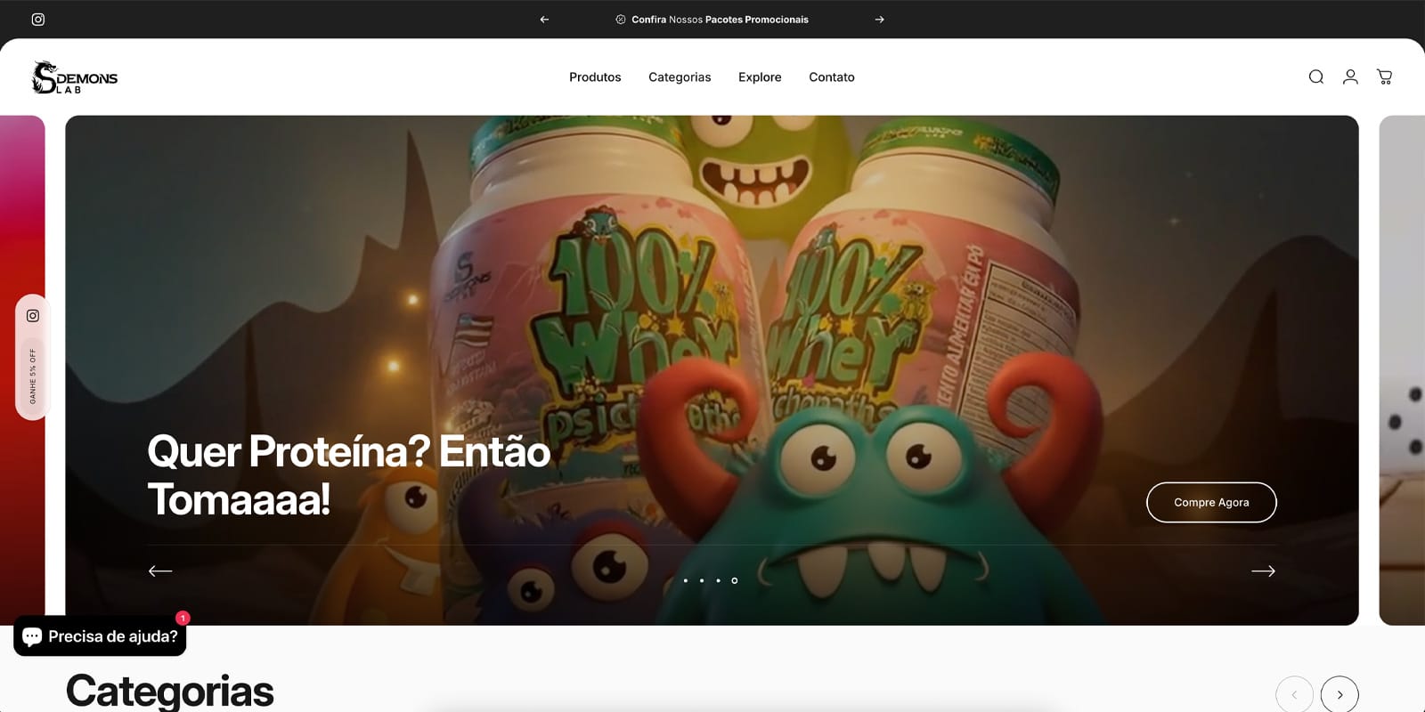 Loja Virtual Demons Lab