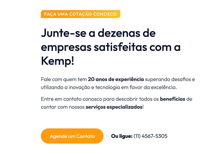 Criação De Site Da Kemp - Wt11 - Img#5